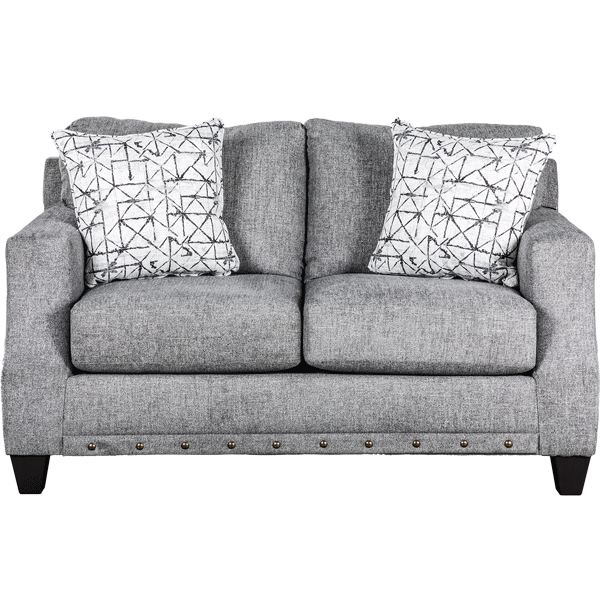 2 Piece 6900 Alexandria Greystone Sofa and Loveseat