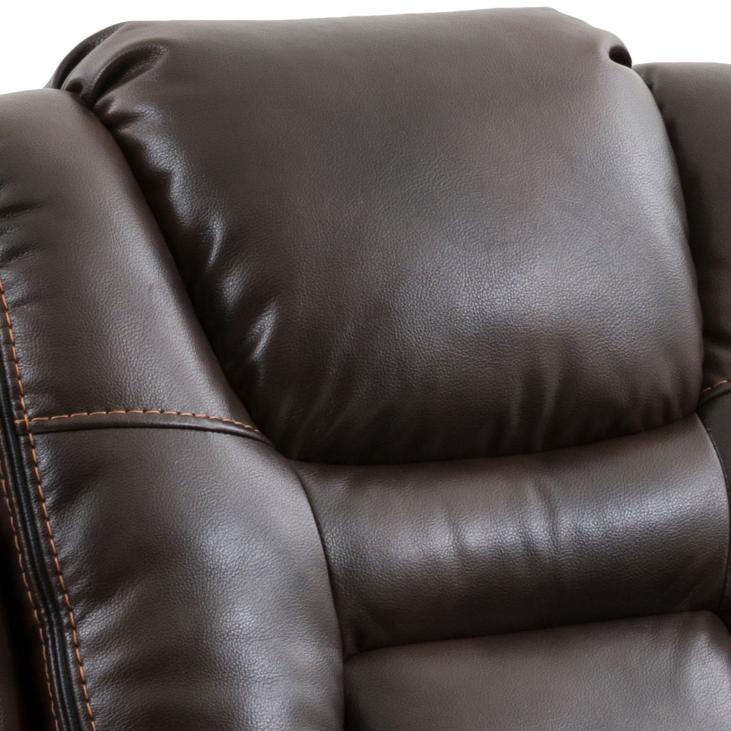 Oportuna - Dual Power Recliner Coffee - Dark Brown