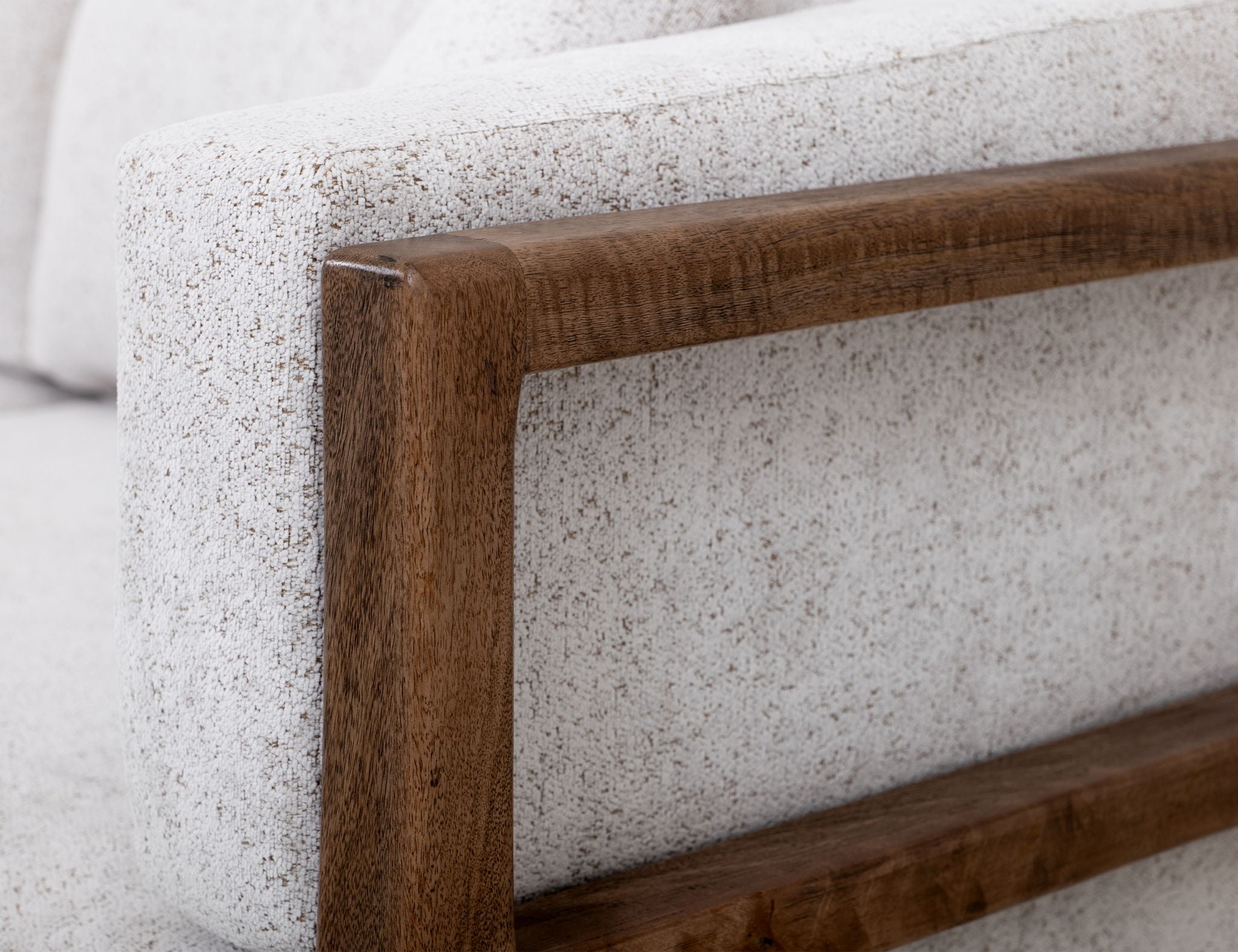 Roots - Sofa - Pearl Silver / Light Brown