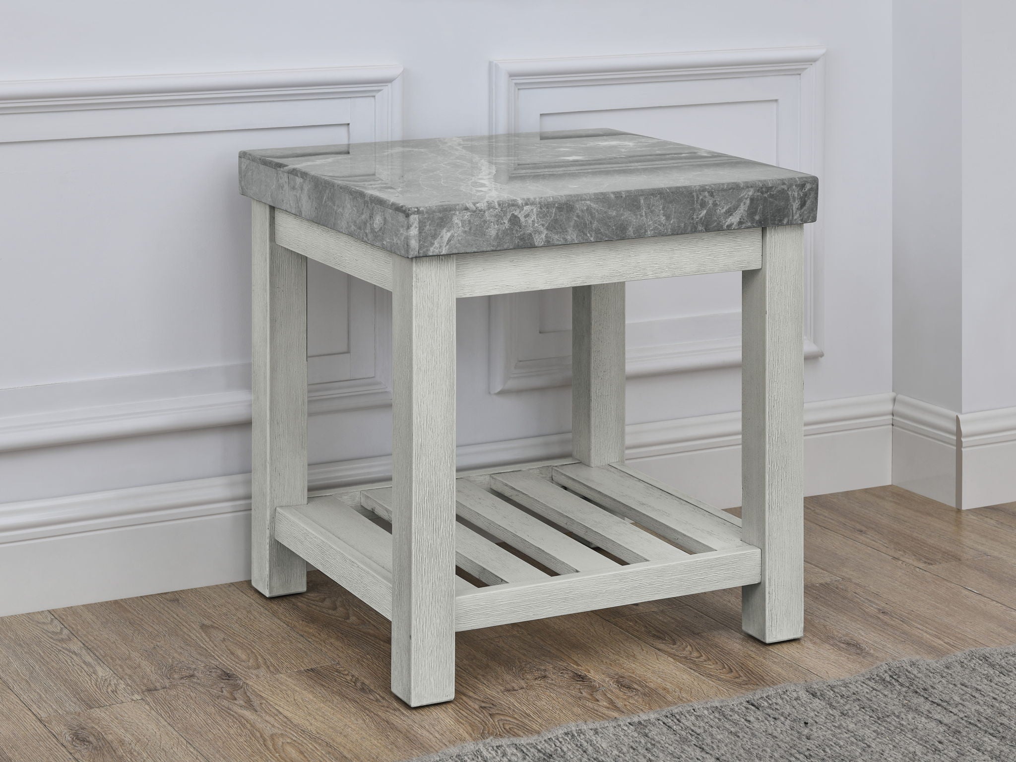Canova - 3 Piece Marble Table Set - Gray