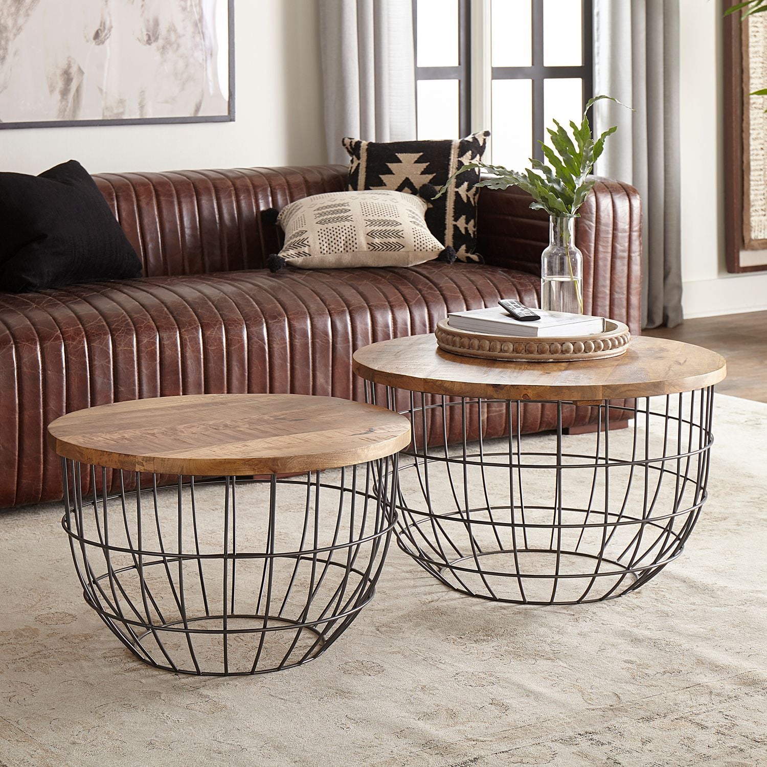 Crazy Low Price - Nesting Caged Accent Tables SKU: 2101-AT2000 Liberty Furniture