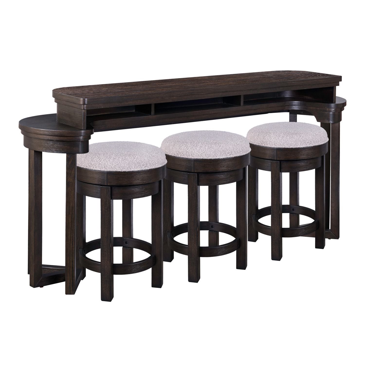 Weston - 4 Piece Bar Set - Brown
