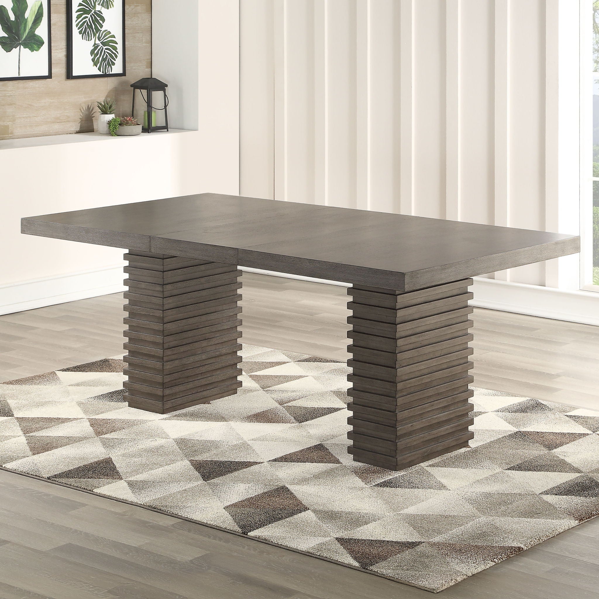 Mila - Dining Table - Dark Gray