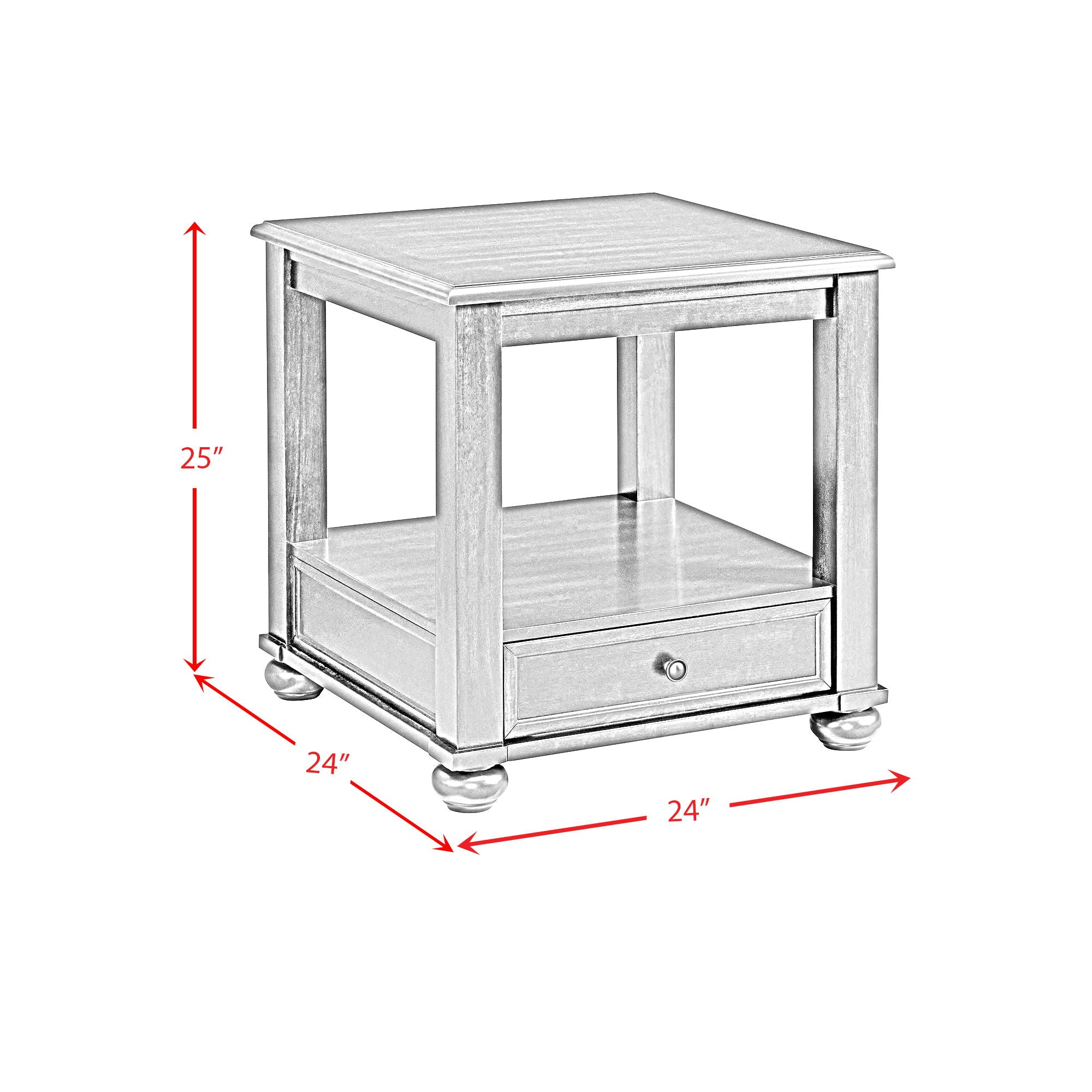 Wagner - End Table - Cherry