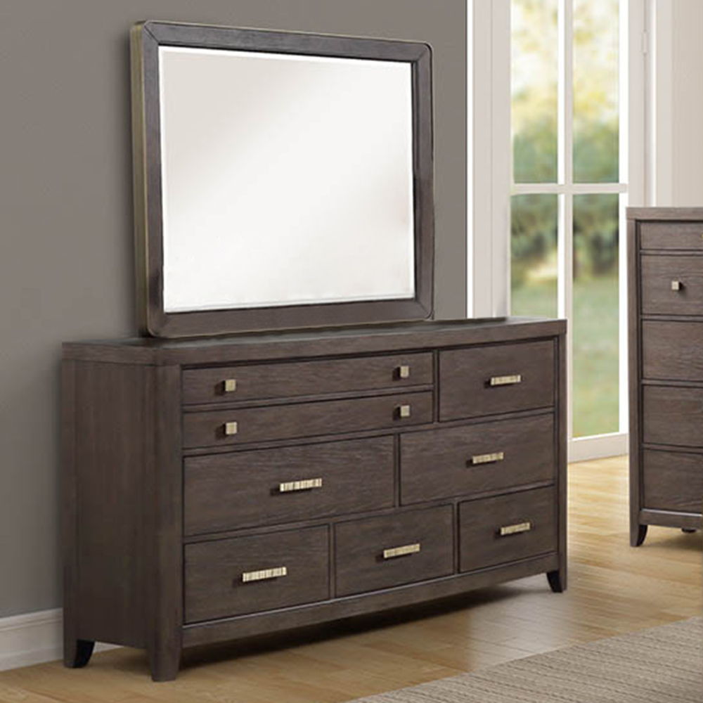 Fulton - Mirror - Brown