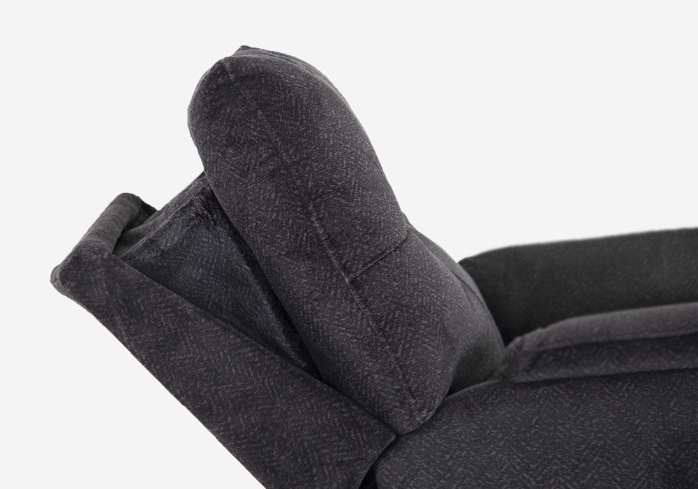 Crazy Low Price - Franklin Furniture - Finn 3 Motor Bed-Lift Chair w-Power Headrest, Lumbar-Seat Massage, Holds up to 500 lbs - 4418-ONYX