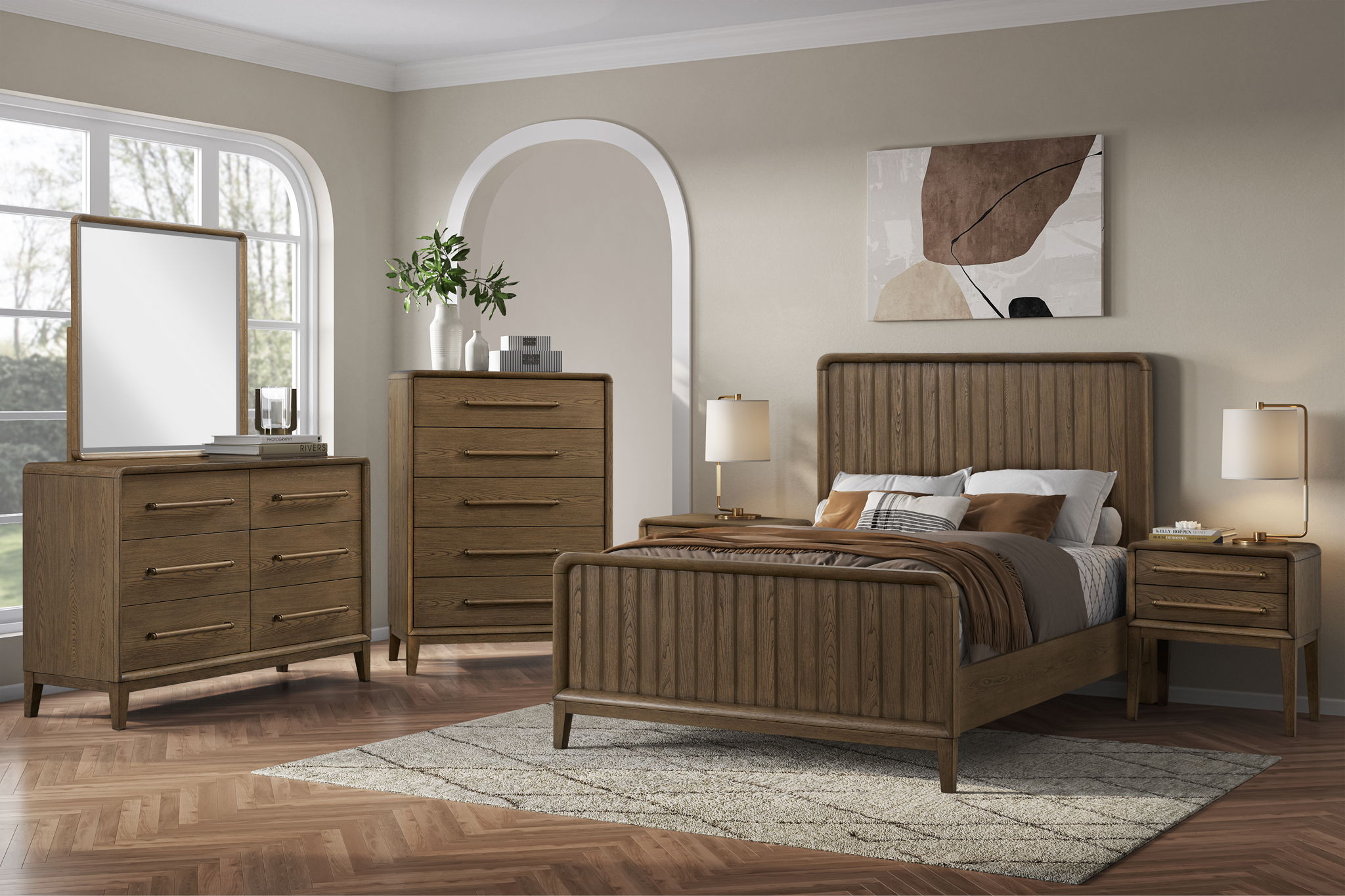Elure - Panel Bed