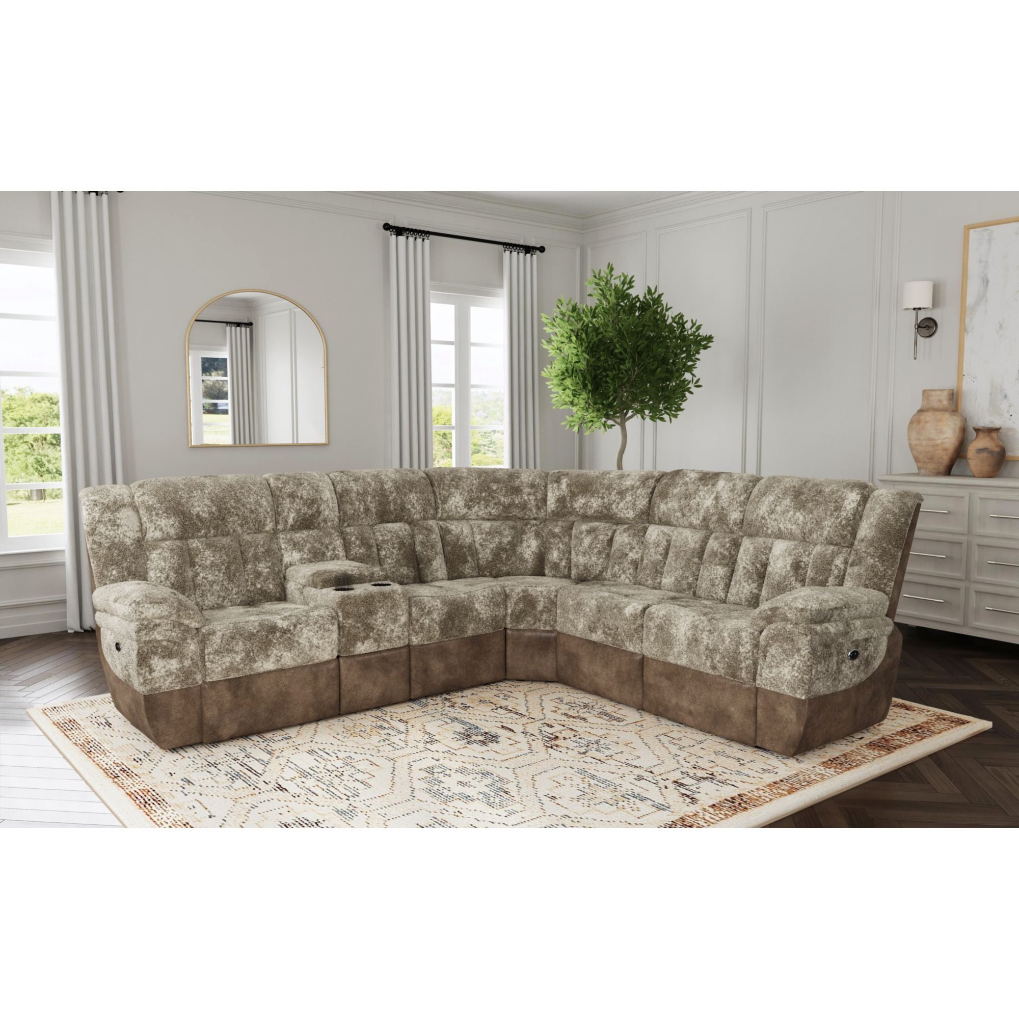 Santorini - 6 Piece Motion Sectional Set