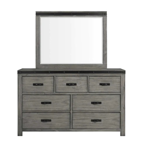 Crazy Low Price - Wade Gray Bedroom Queen Or King 4 Piece Set