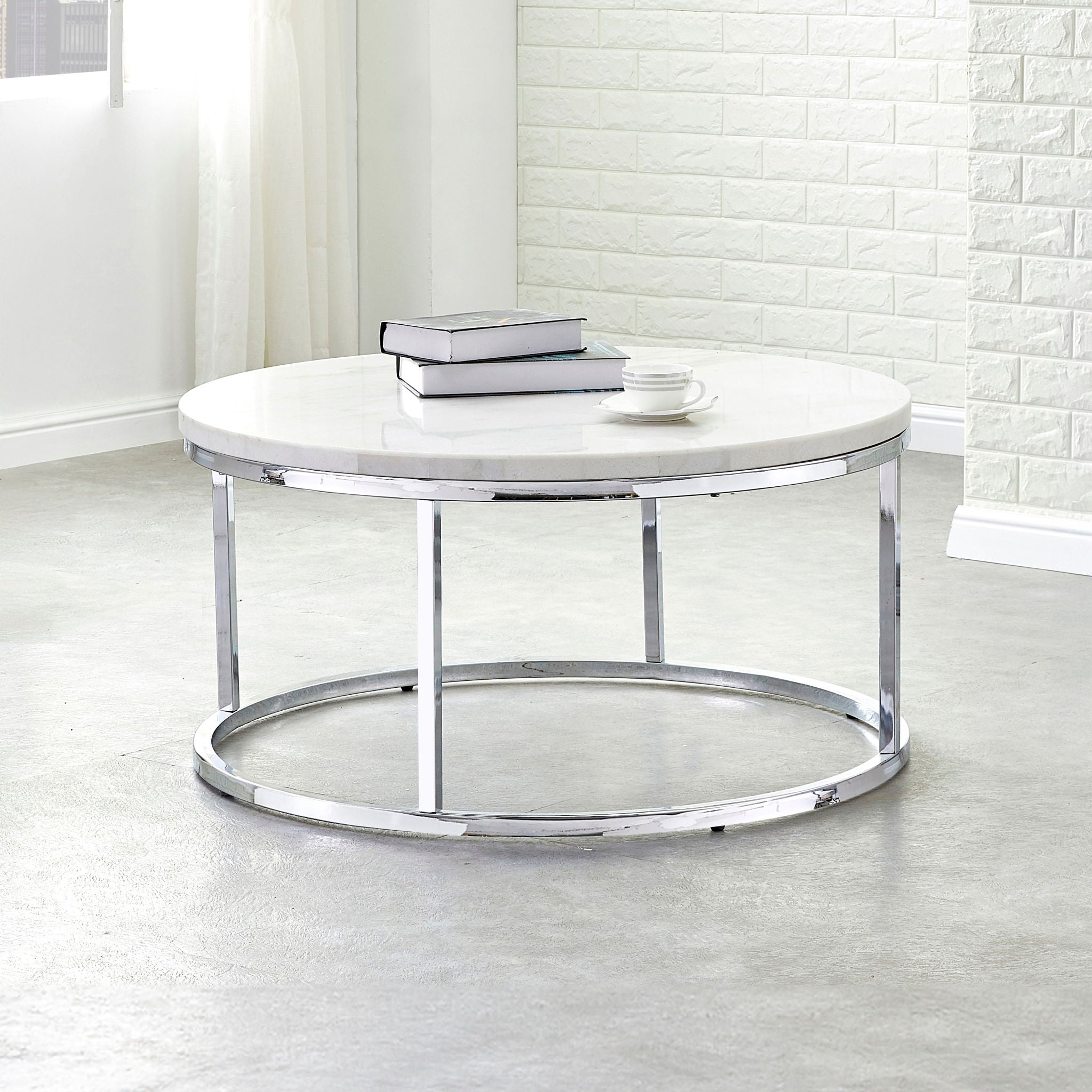 Echo - Marble Top Round Table