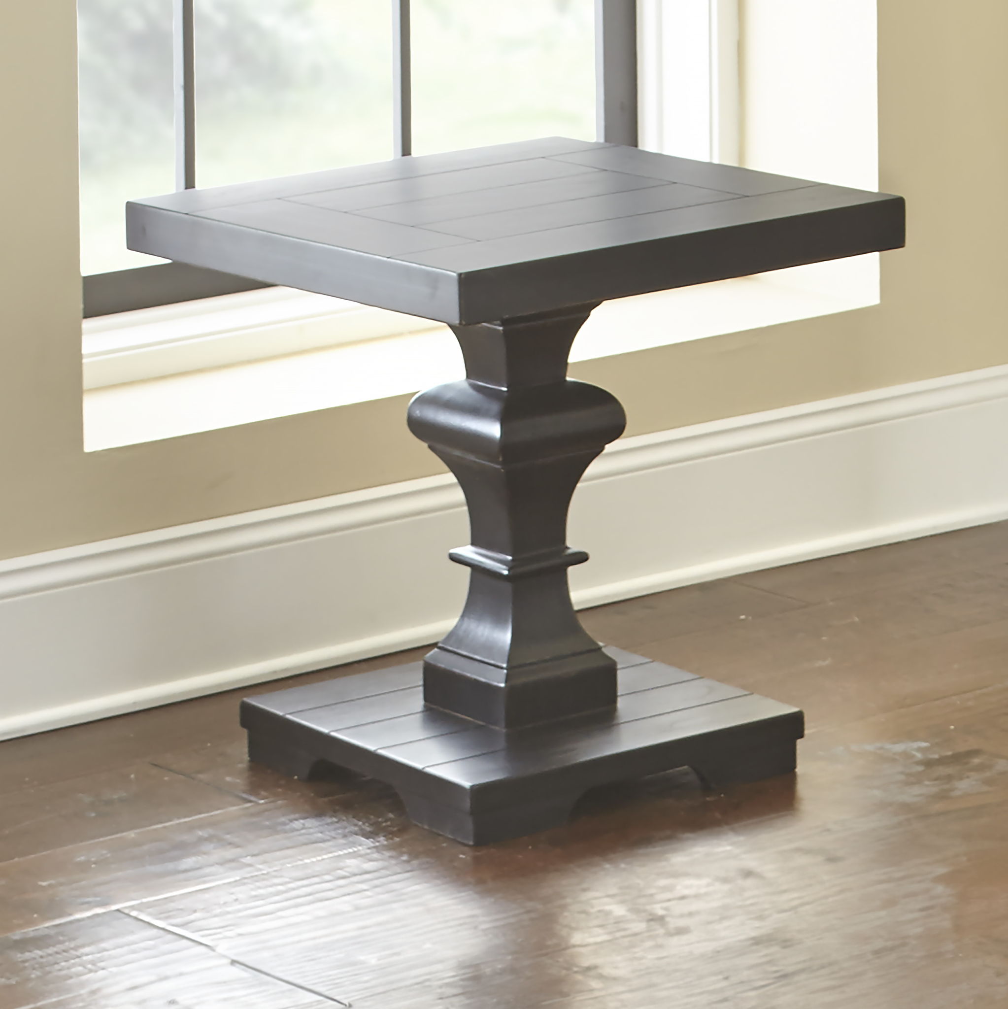 Dory - Square End Table - Ebony