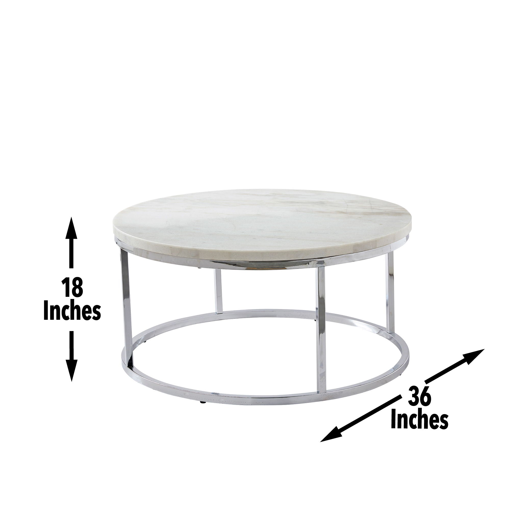 Echo - Marble Top Round Table