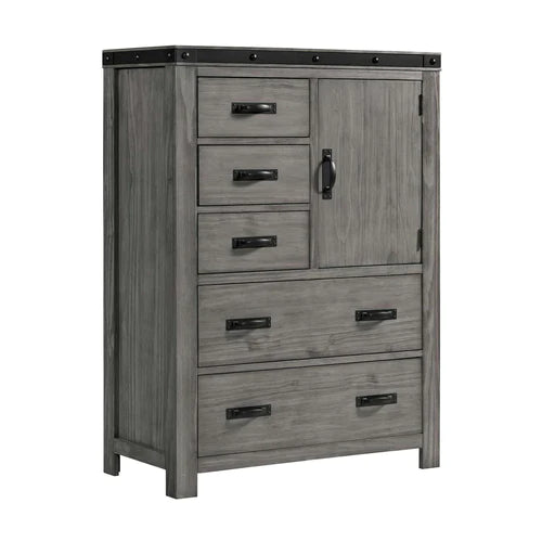 Crazy Low Price - Wade Gray Bedroom Queen Or King 4 Piece Set