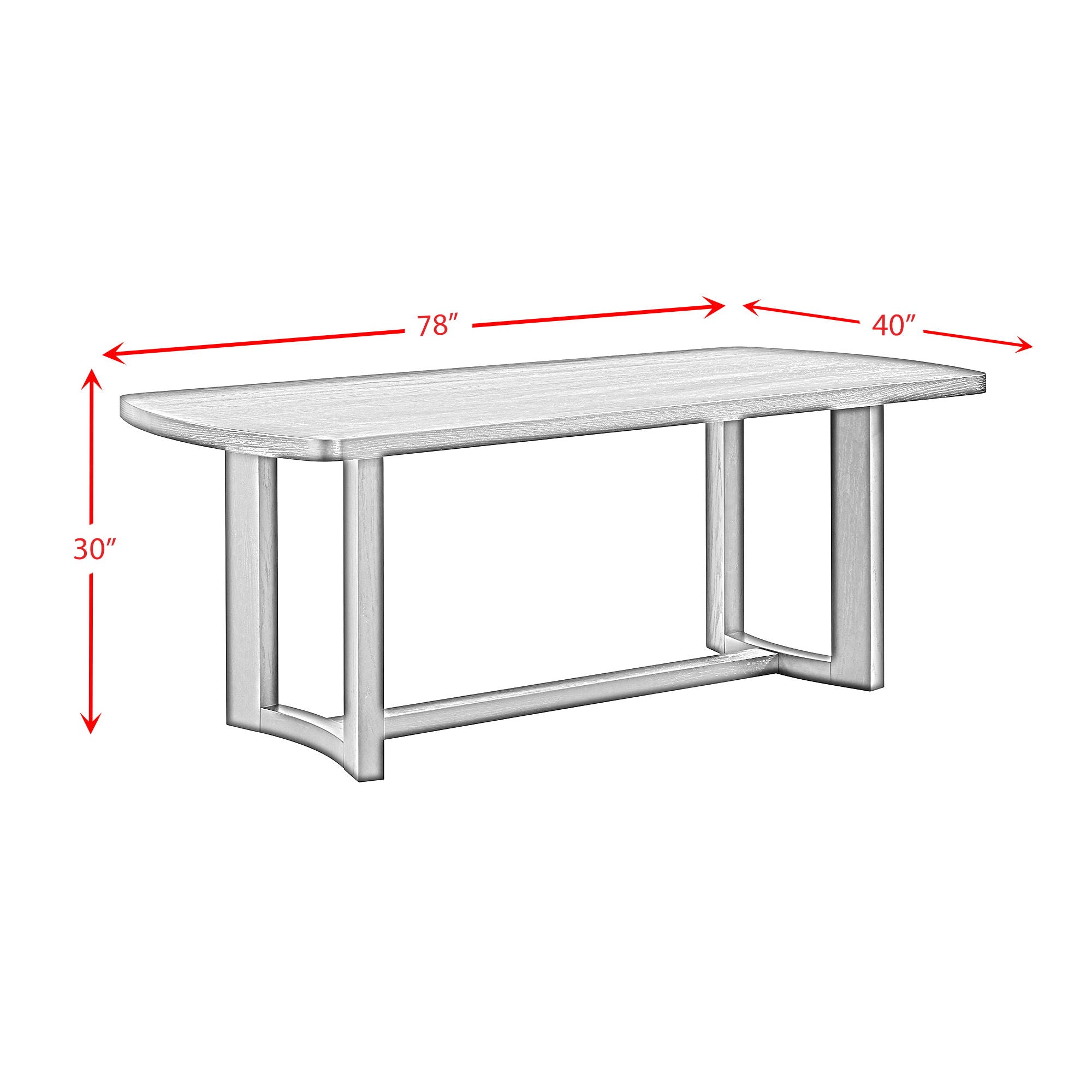 Portland - Rectangular Dining Table