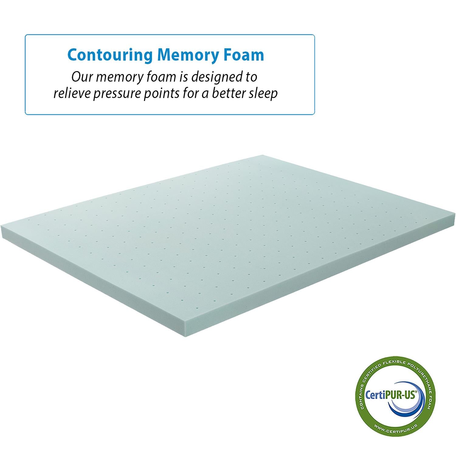 Crazy Low Price - 2 inch Thick Gel Infused Foam Mattress Topper