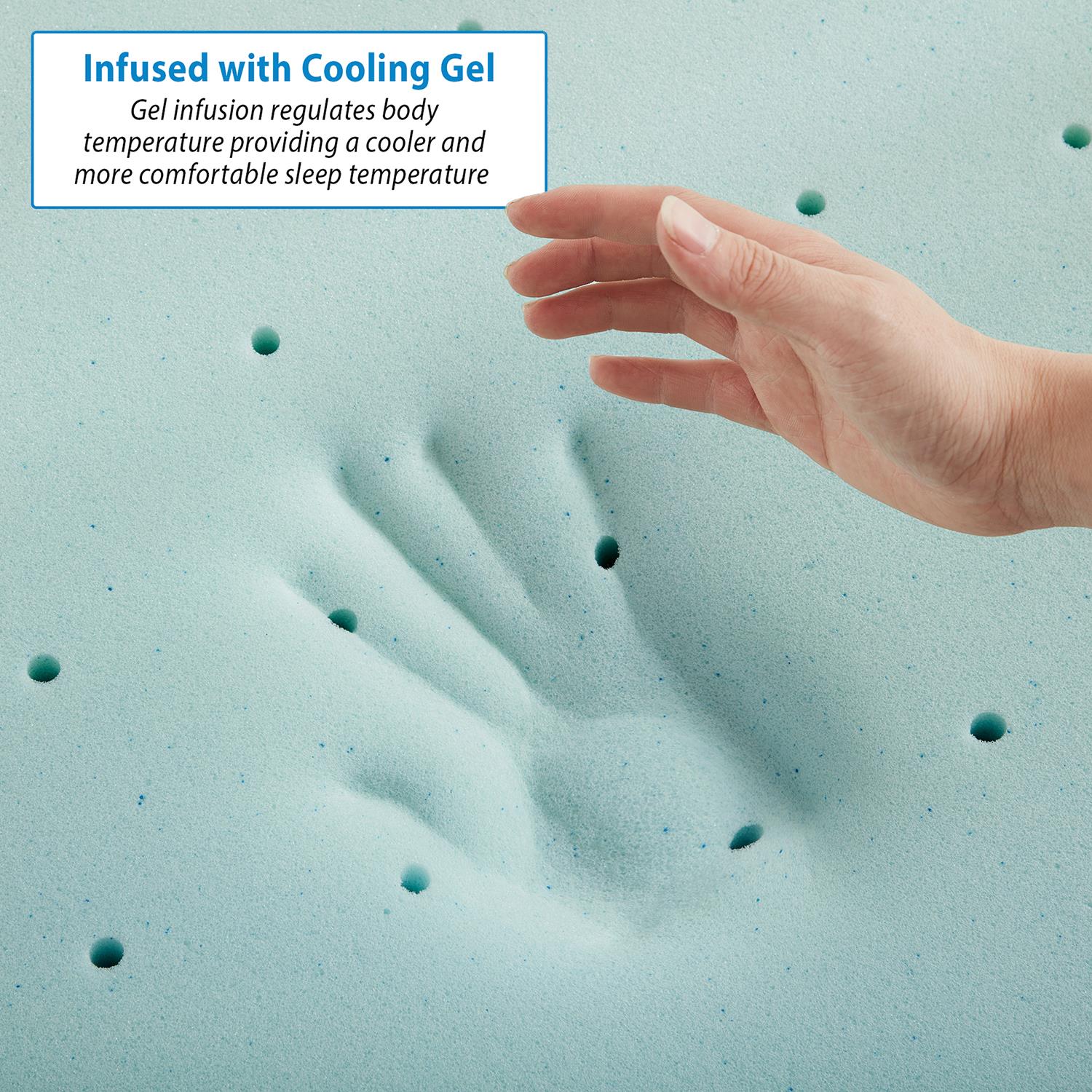 Crazy Low Price - 2 inch Thick Gel Infused Foam Mattress Topper