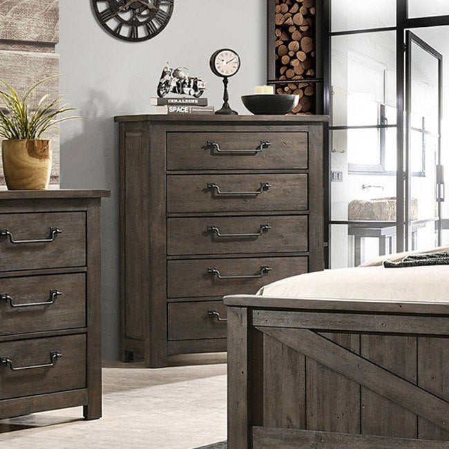 Crazy Low Price -Maverick Queen or King 4 Piece Bedroom Set by Elements Furniture