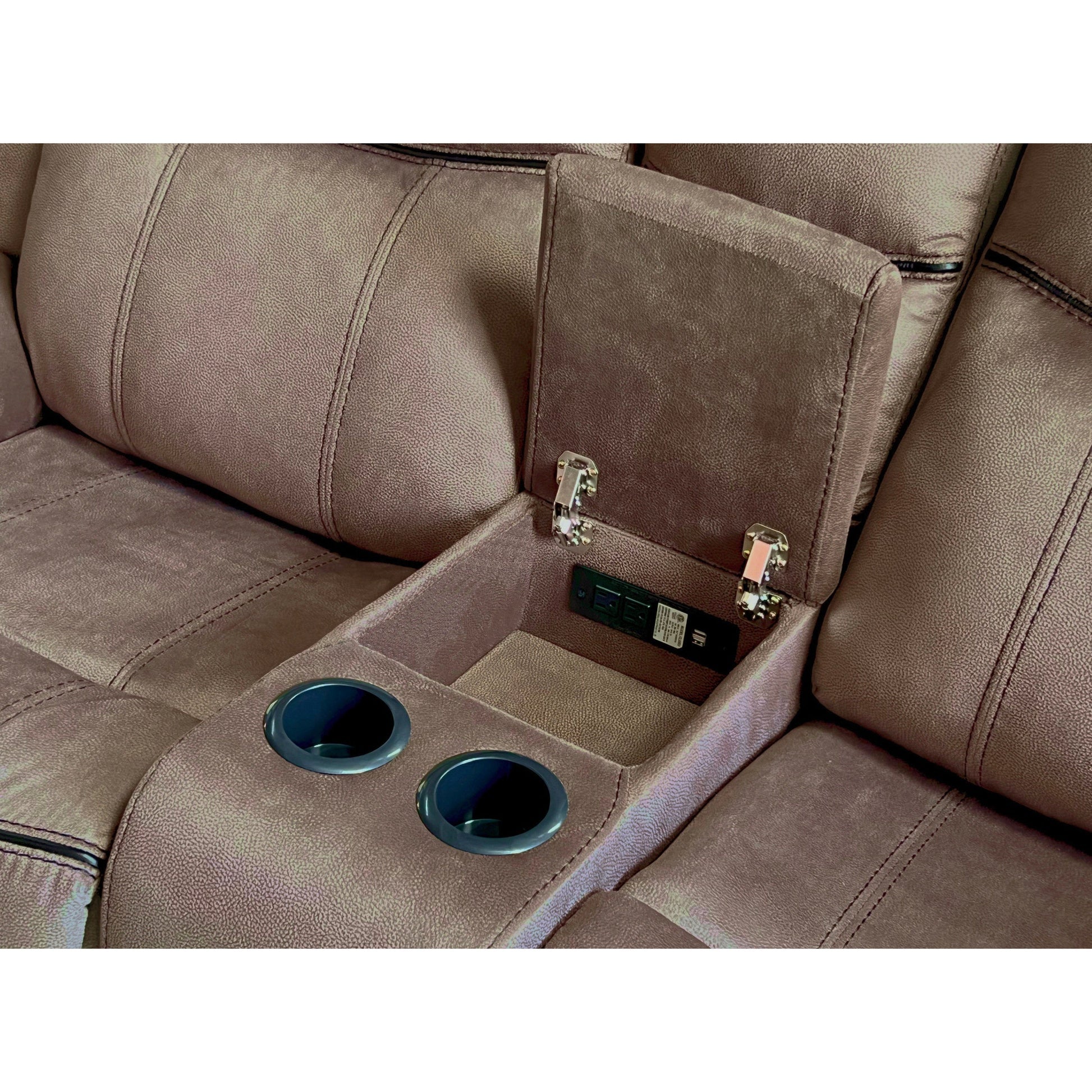 S5992 RIO GRANDE (BRWN) 3 Piece Reclining Set. Sofa, Love Seat and Recliner.