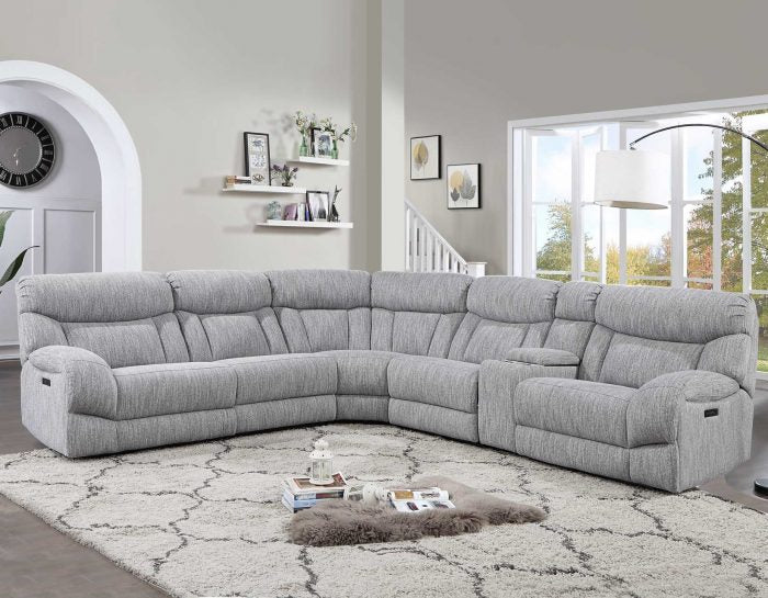 Park City 6-Piece Dual-Power Sectional by Steve Silver