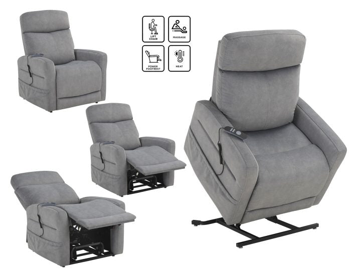 Danville Power Lift Chair with Heating and Massage by Steve Silver