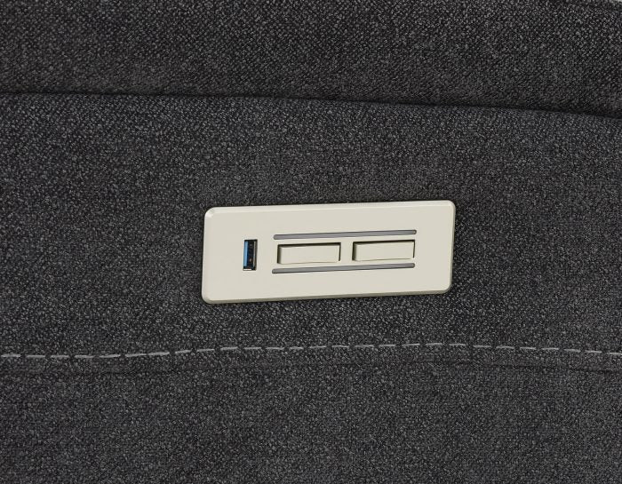 Seattle 3-Piece Dual-Power Reclining Sectional w/Dual Wireless-Charging Consoles by Steve Silver