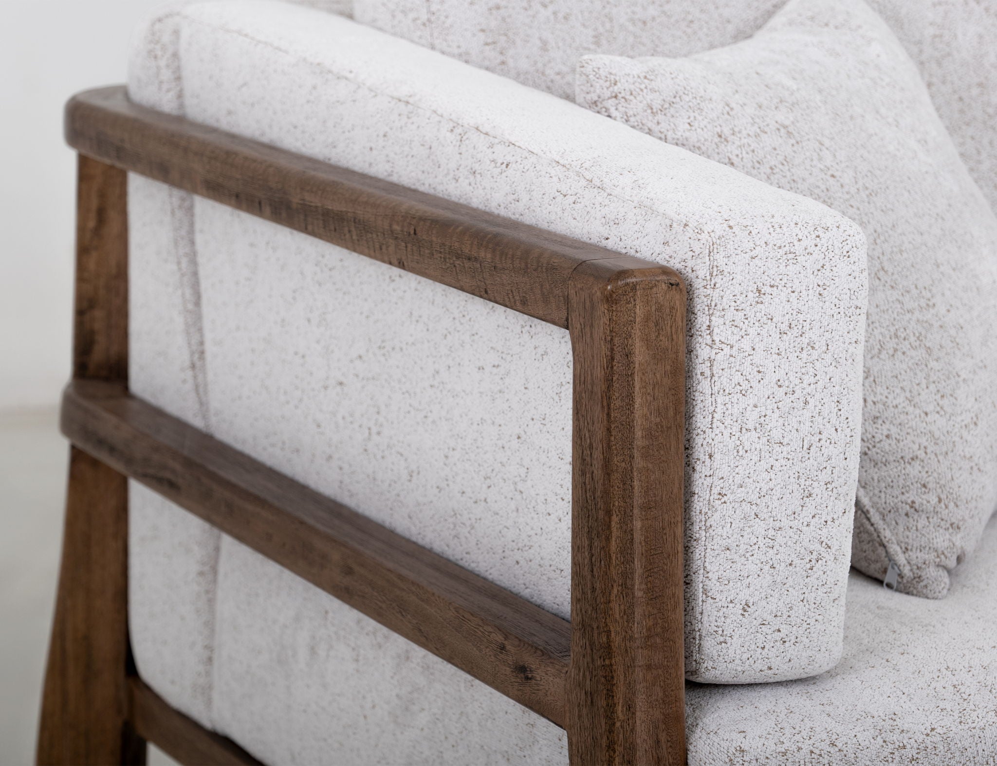 Roots - Sofa - Pearl Silver / Light Brown