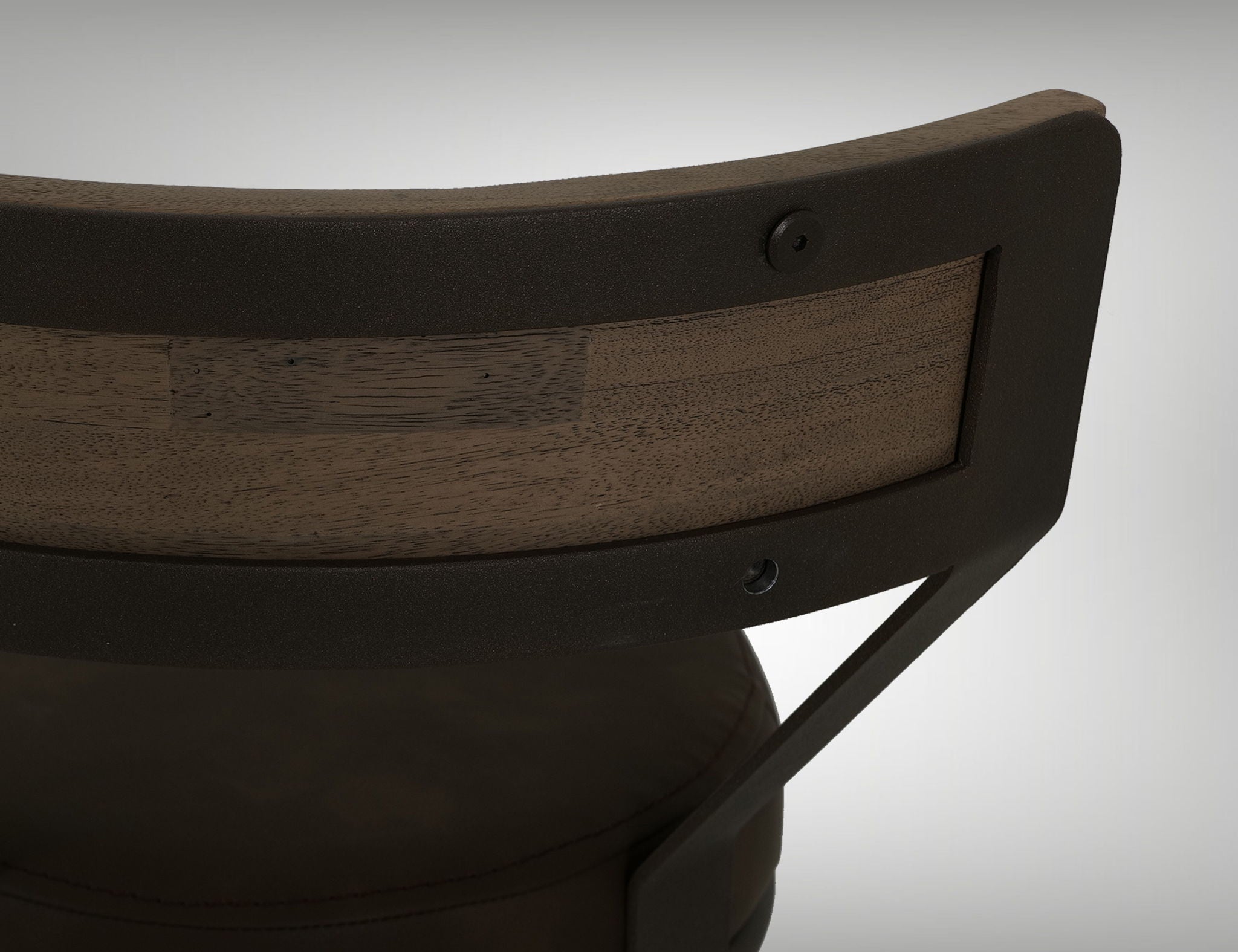 Xel-Ha - Upholstered Barstool - Dark Chocolate