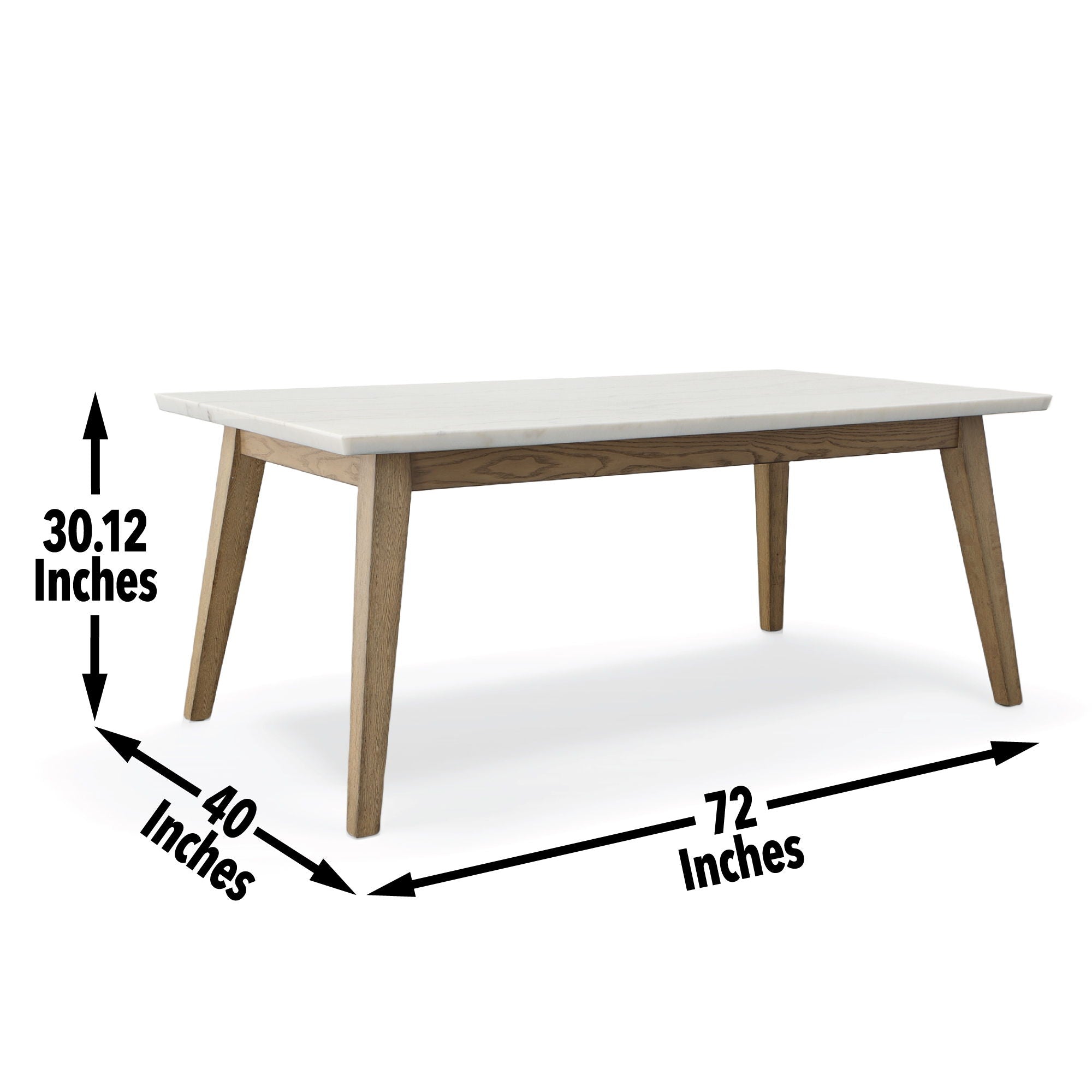 Vida - Marble Top Dining Table