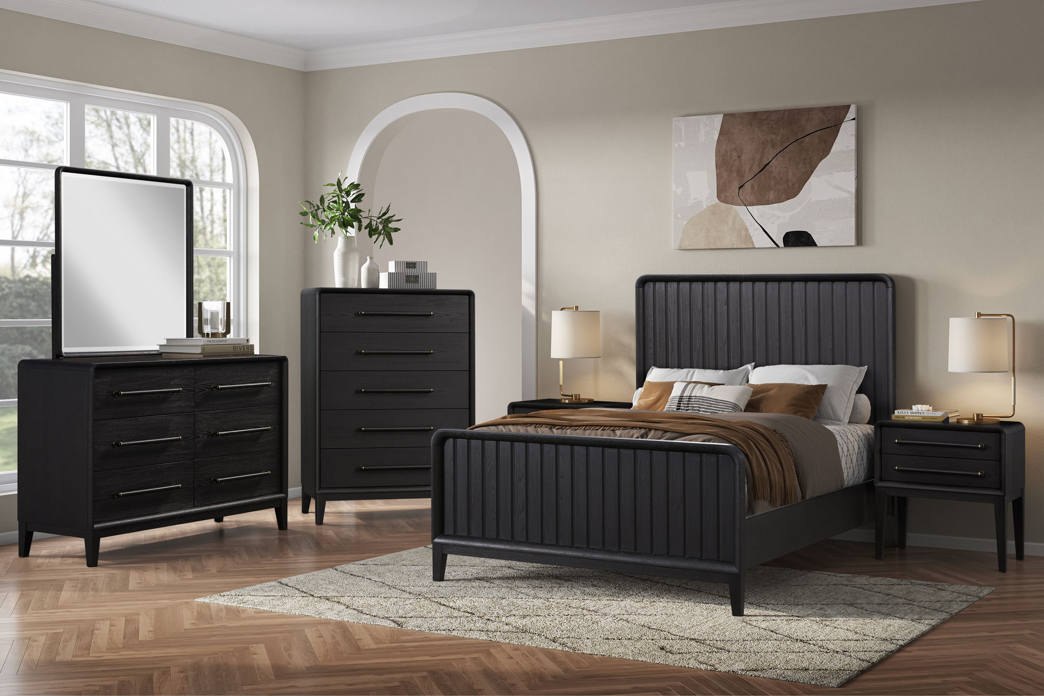 Elure - Panel Bed