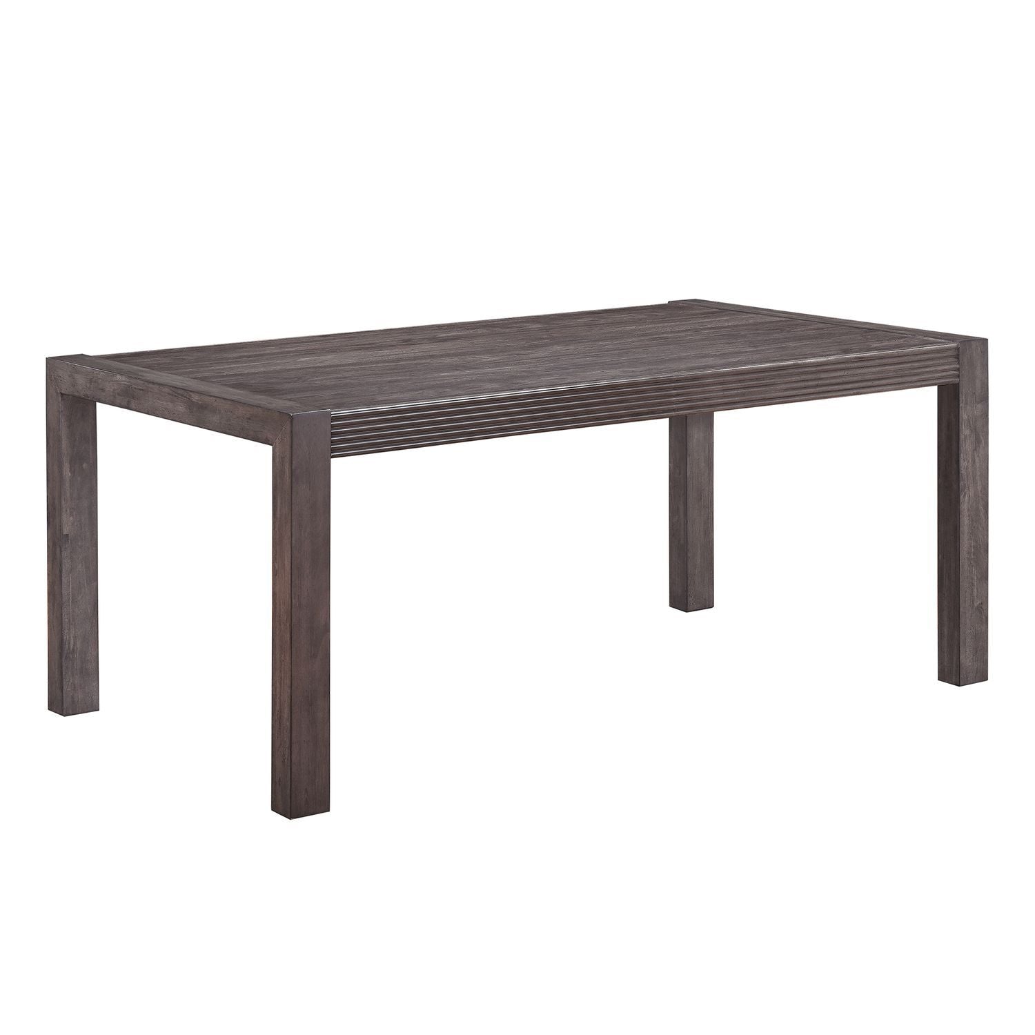 Modern Edge - Rectangular Leg Table - Brown