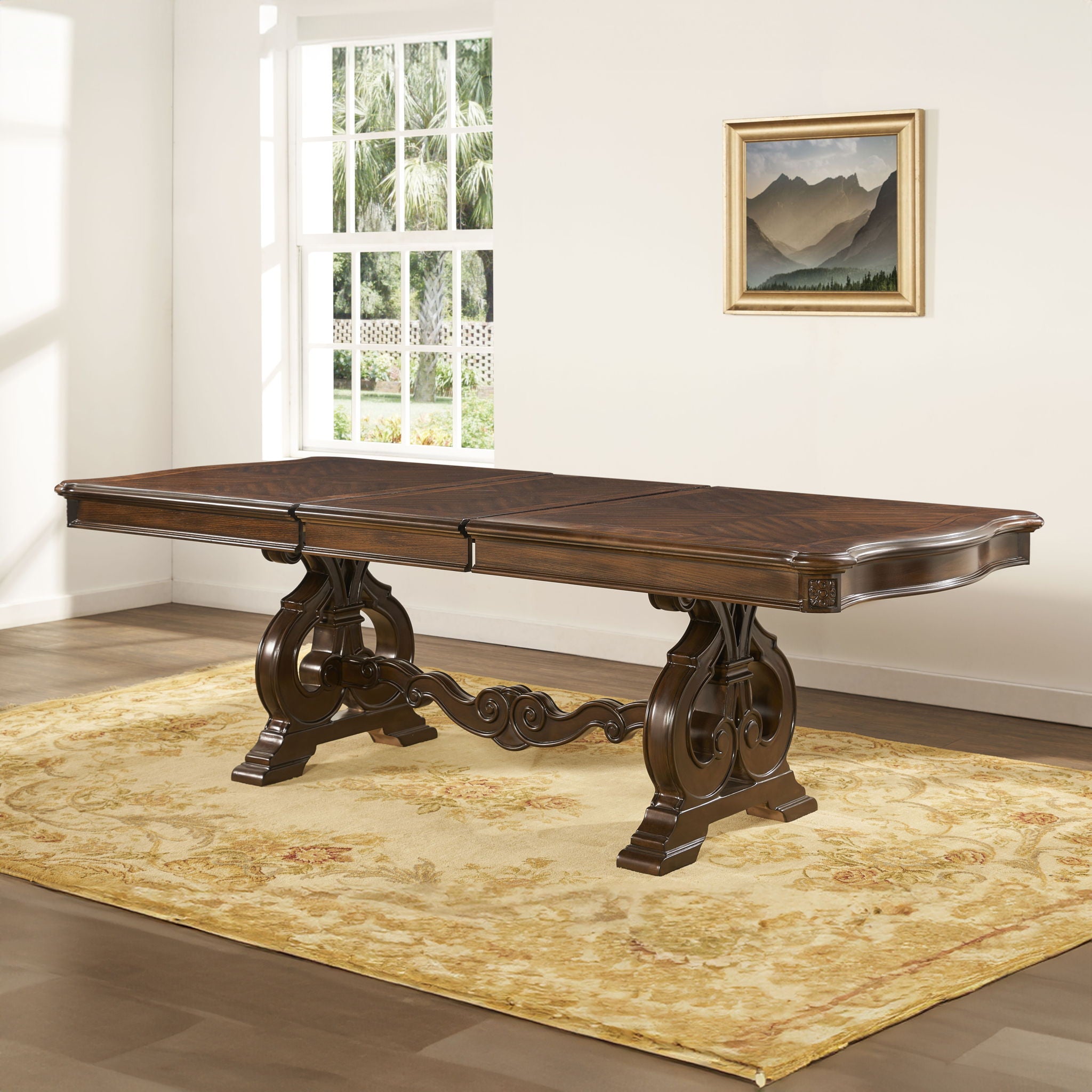 Royale - Dining Table - Dark Brown