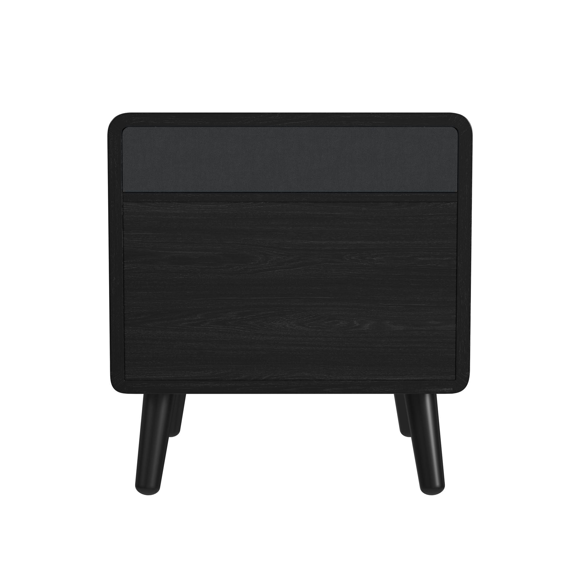 Halo - Square Smart End Table - Black