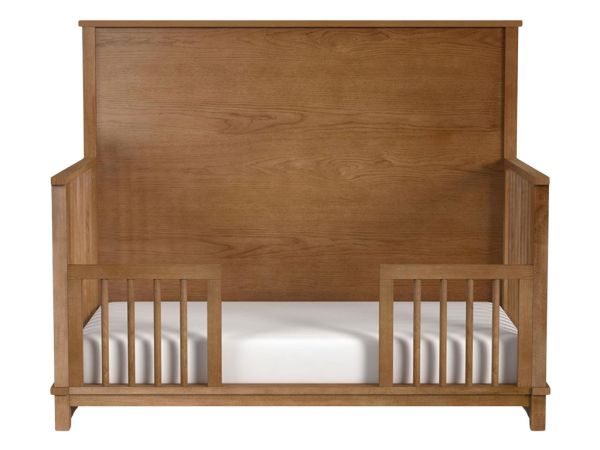 Wyller Oak Crib With Guard Rail from Elements