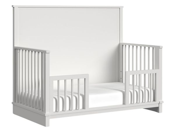 Wyller White Crib With Guard Rail from Elements