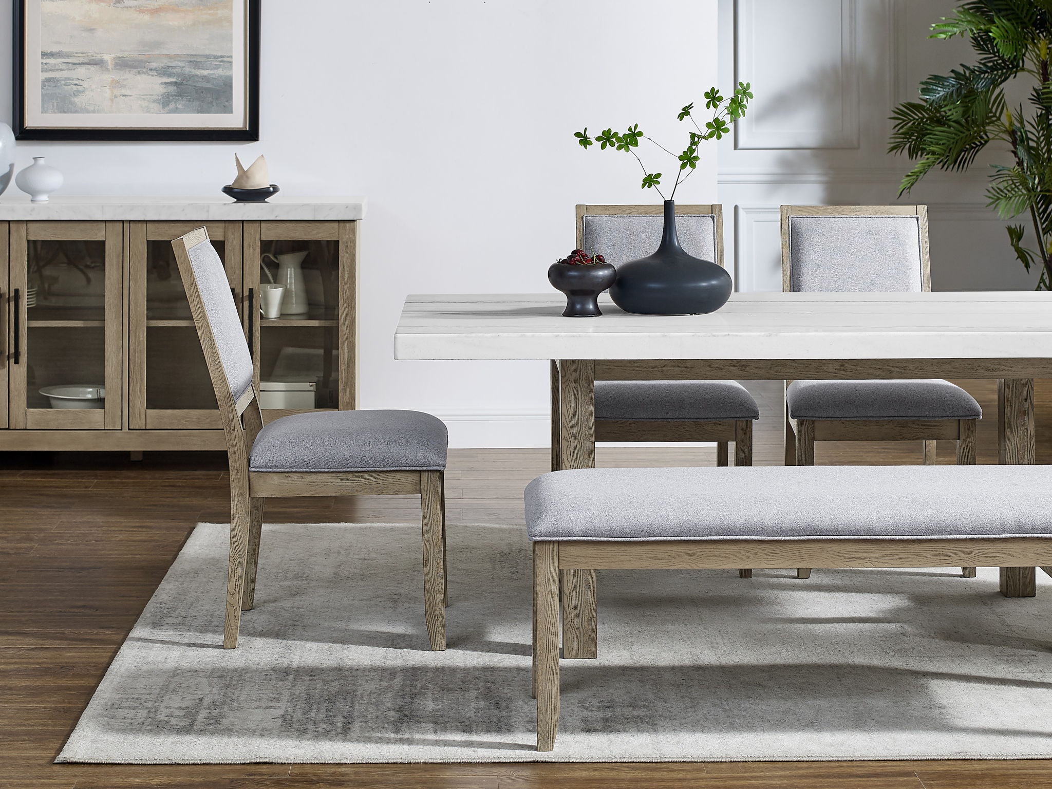 Carena - Upholstered Top Bench - Brown