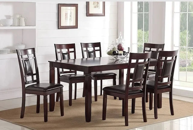 D1020 Expresso 7 Piece Dining Set