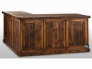 Rusticos Sierra Home Office RUSTIC L-SHAPE DESK LR ESC-05