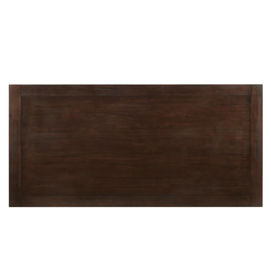 Parkins Dining Room Set Rustic Espresso and Beige