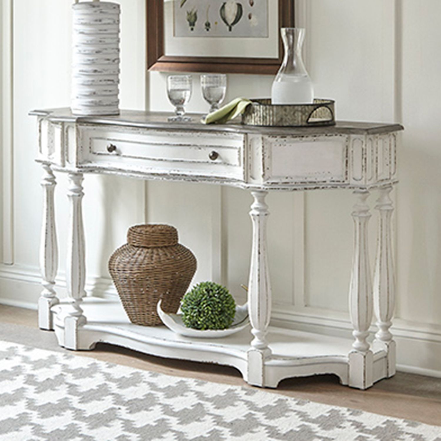 Crazy Low Price Magnolia Manor 56 Inch Hall Console Table by Liberty