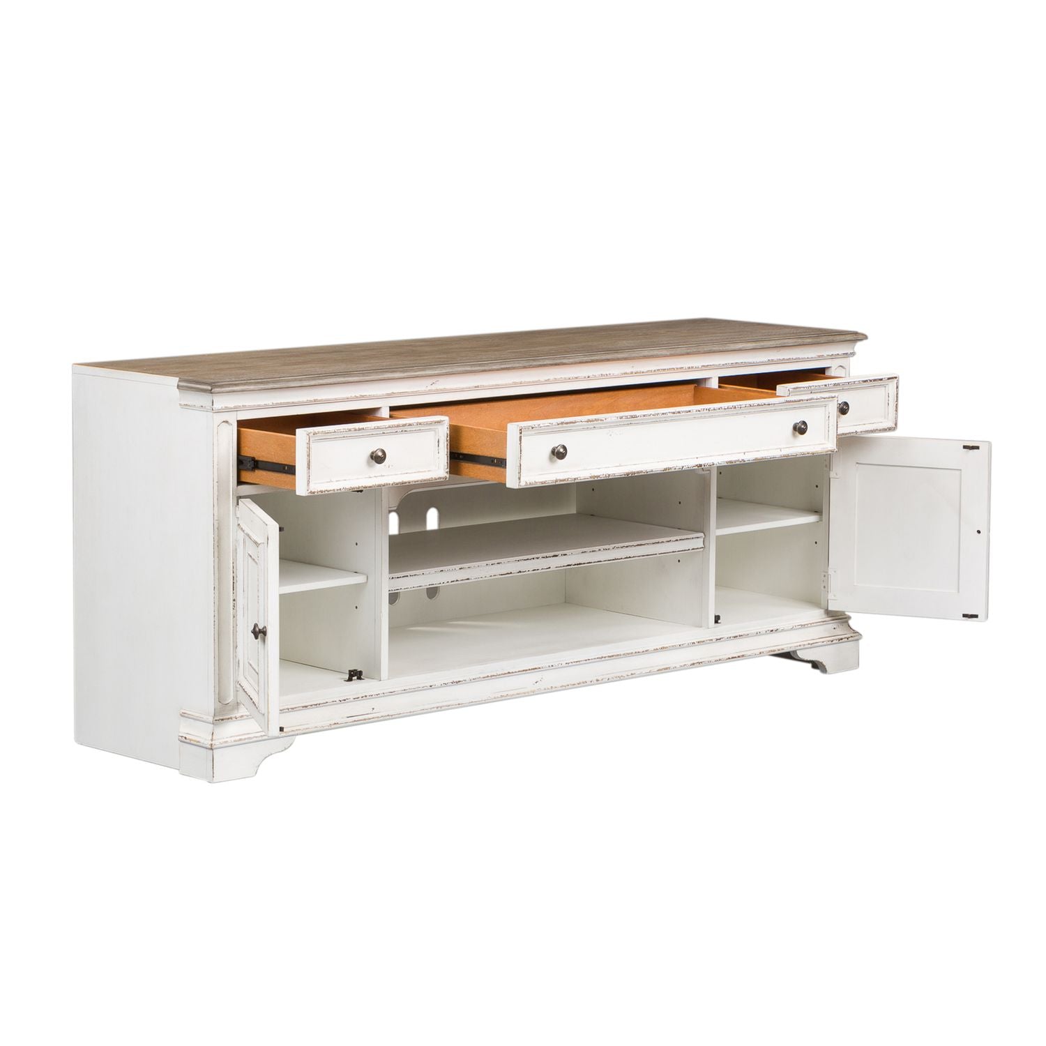 Crazy Low Price - Magnolia Manor /70 inch Entertainment TV Stand SKU: 244-TV70