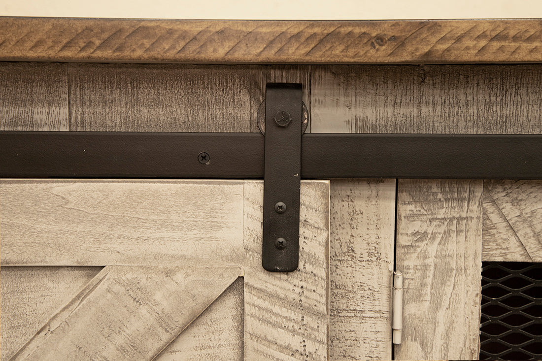 Pueblo Gray TV Stand Collection Model: IFD3401TVSTANDS SOLID WOOD