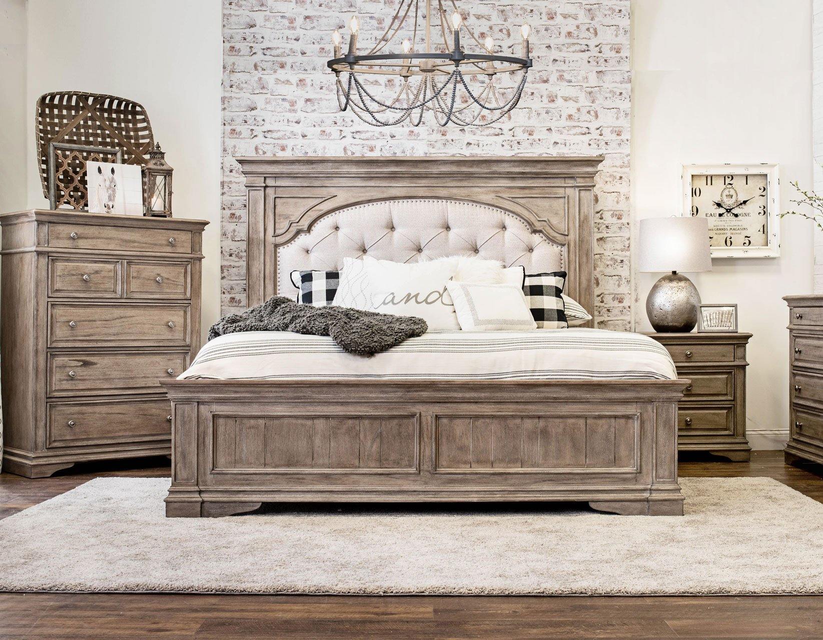 Highland Park HP900 Driftwood Bedroom Set by Steve Silver - Crazy Mattress Man