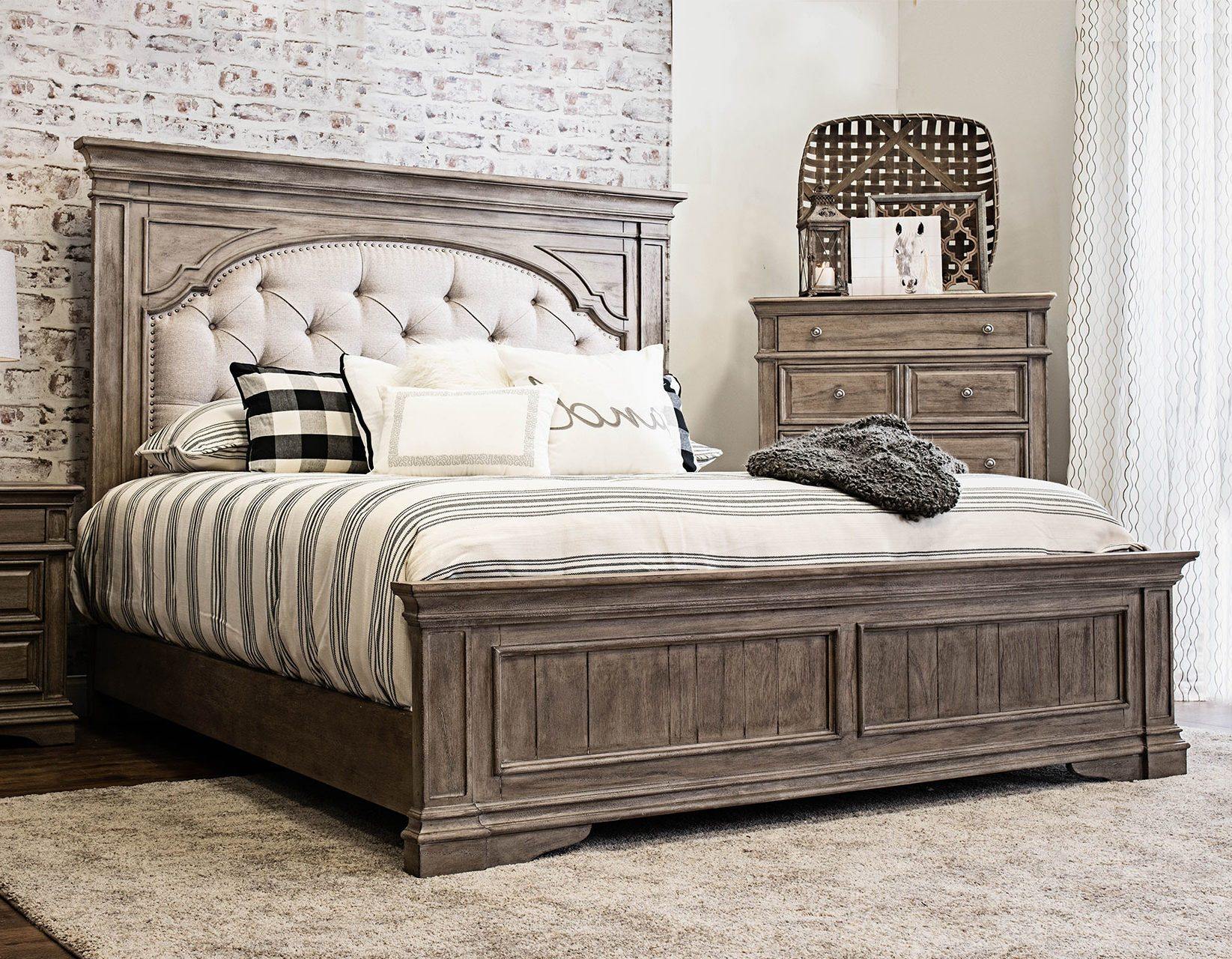 Highland Park HP900 Driftwood Bedroom Set by Steve Silver - Crazy Mattress Man