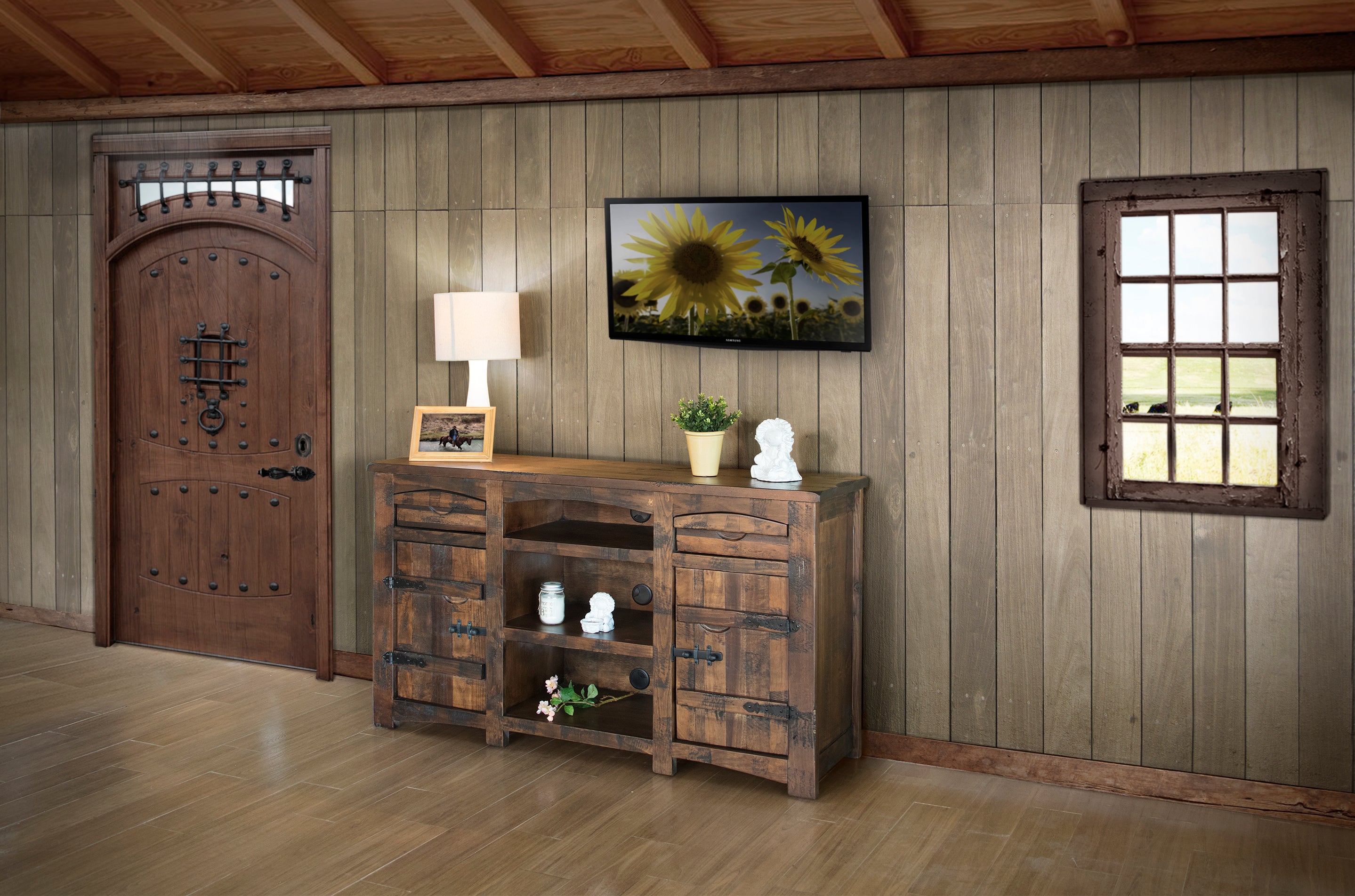 567 MEZCAL Model: IFD567STAND-TV Solid Wood