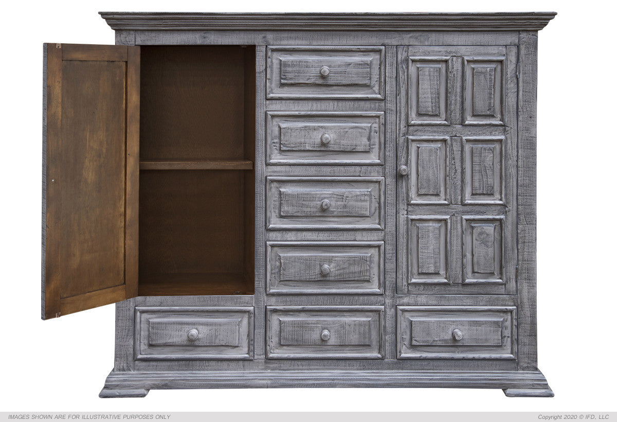 Terra Gray Bedroom Collection Model: IFD1041BEDROOM SOLID WOOD