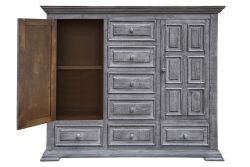 Terra Gray Bedroom Collection Model: IFD1041BEDROOM SOLID WOOD