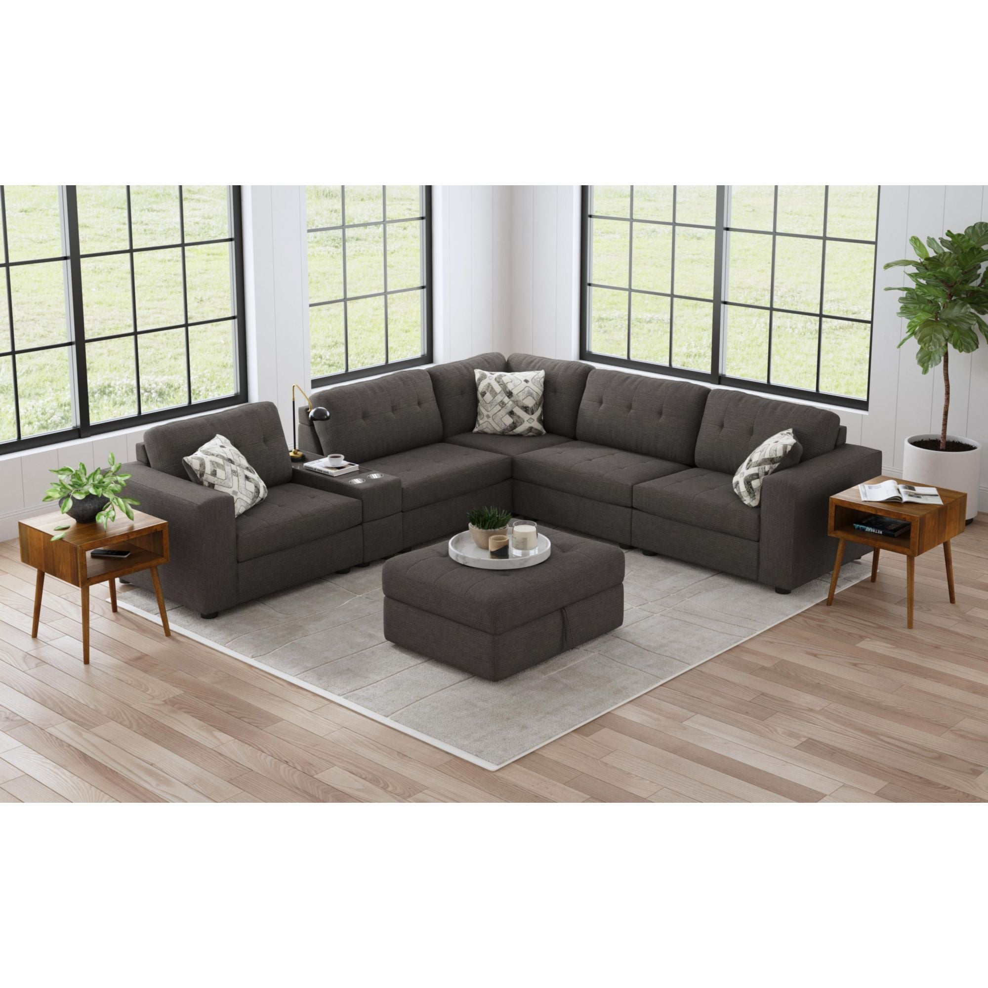 Options One - Living Room Set Sectional