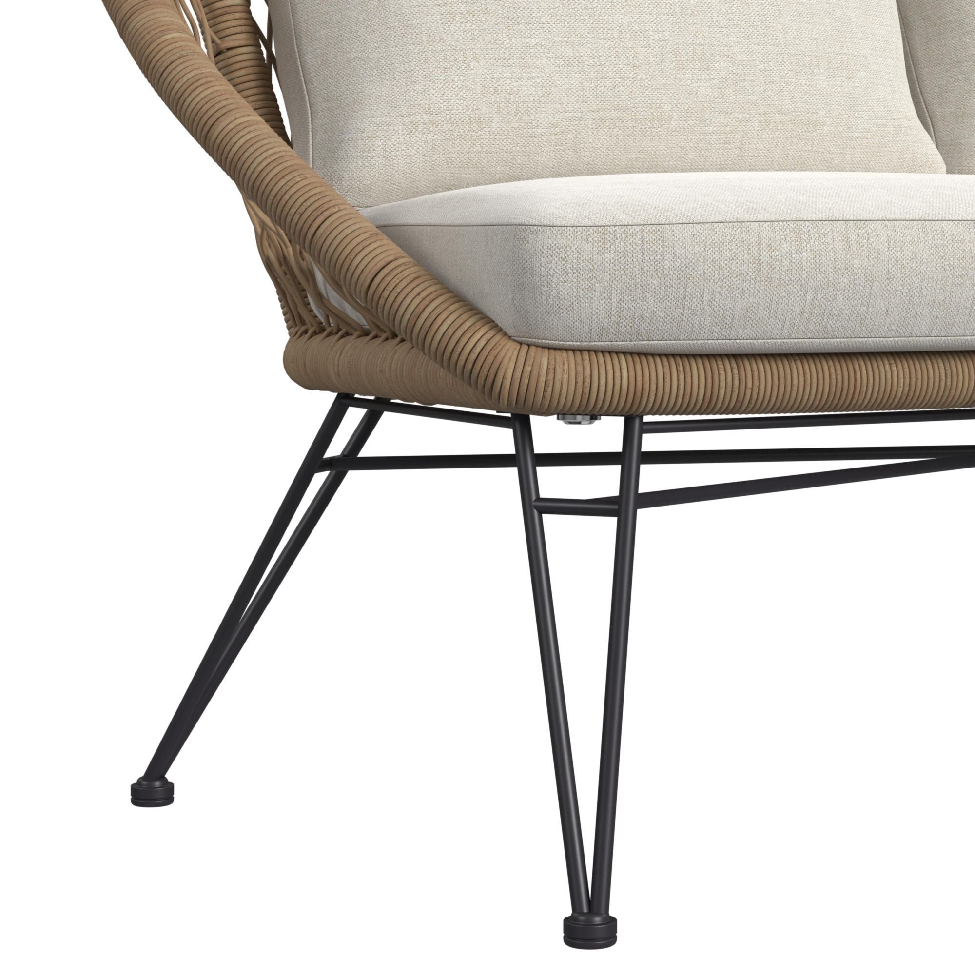 Grace - 4 Piece Outdoor Seating Set - Beige / Natural