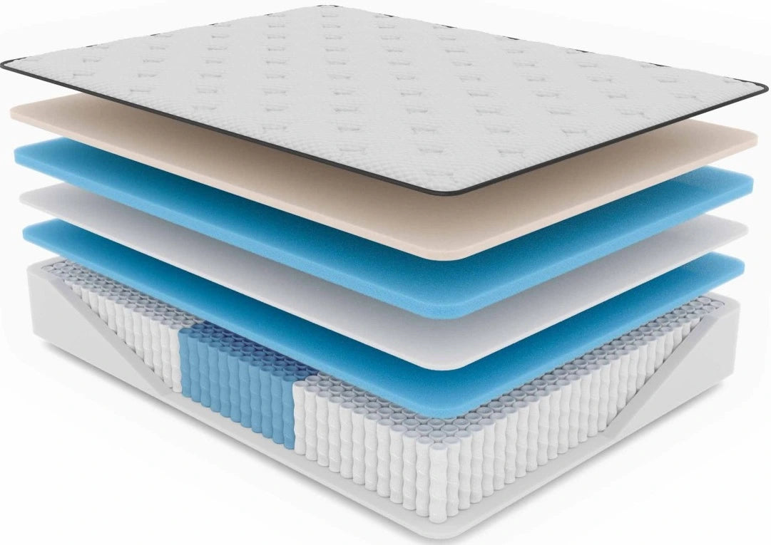 Dream Stage Serenity Cool Latex Hybrid 15.5"  Euro Top Mattress by Diamond