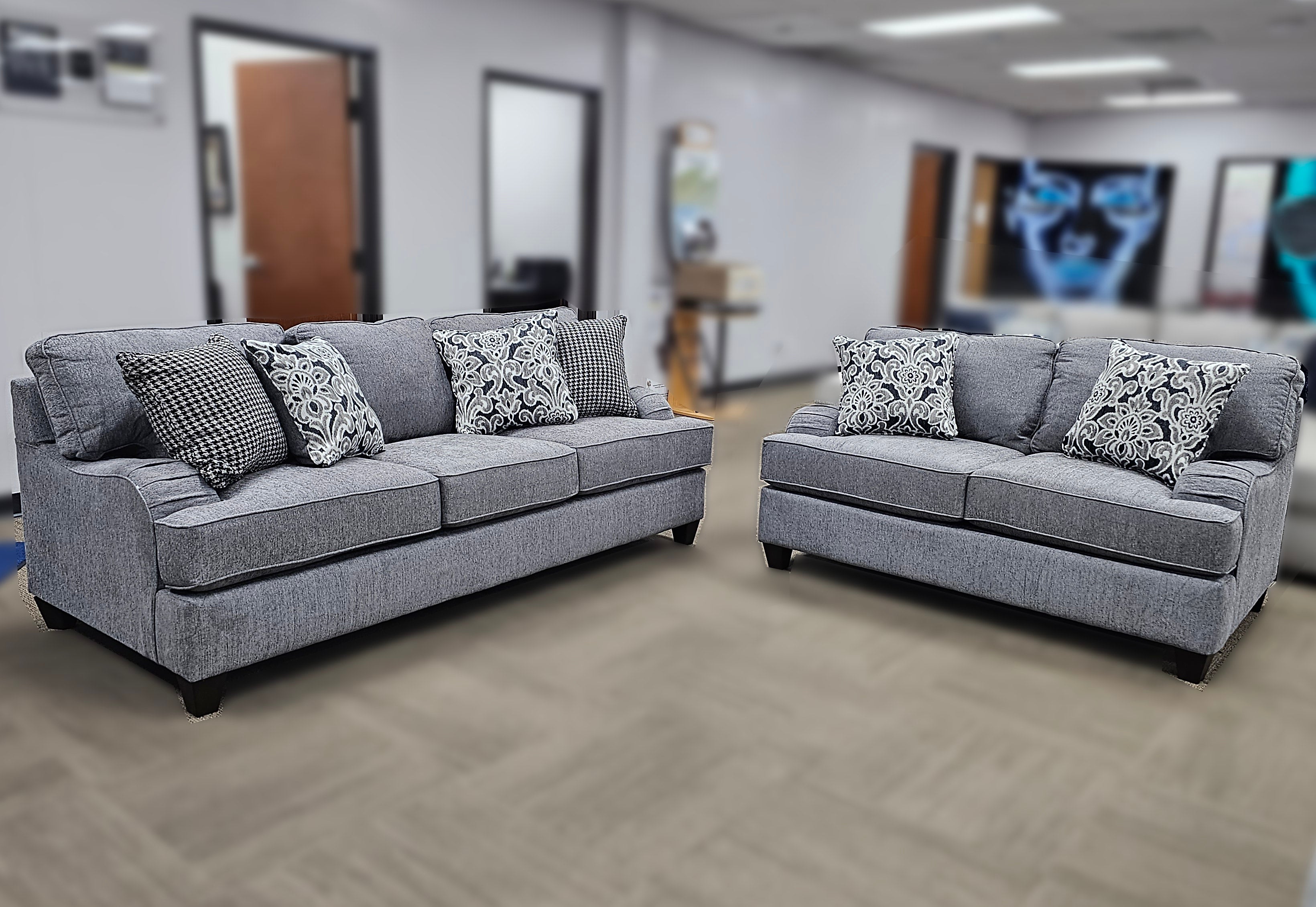 10199 BIRMINGHAM HIL Sofa and Love - Close Out Special- Made In America!